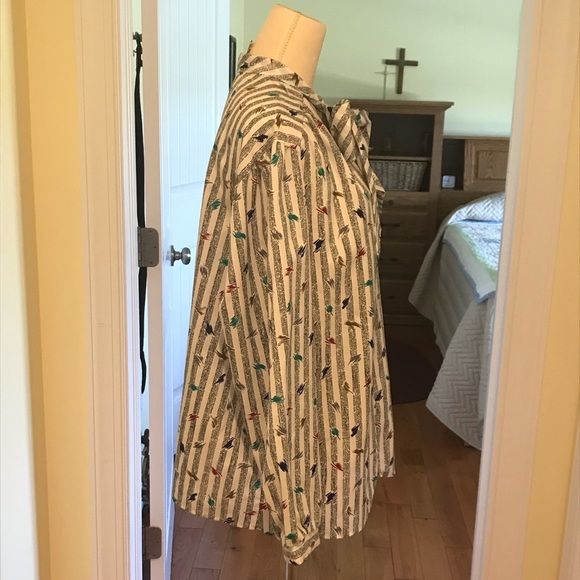 Vintage Lady Winston☀️Pussybow button down - Picture 5 of 11